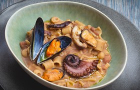 pasta fagioli cozze e polpo