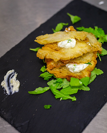 millefoglie di stocco fritto