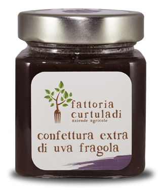 confettura extra uva fragola